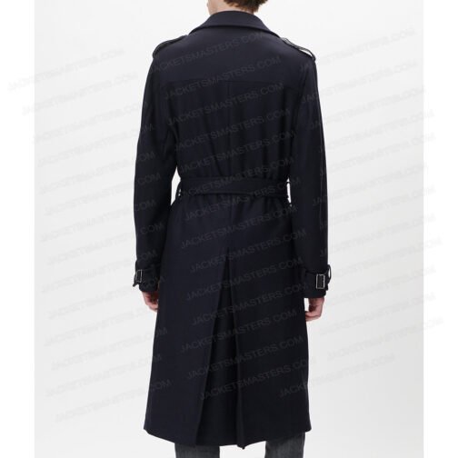 Halston Ewan Mcgregor Wool Trench Coat - Image 3