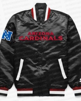 Arizona Cardinals Exclusive Black Satin Jacket