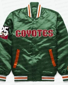 Arizona Coyotes Exclusive Green Satin Jacket