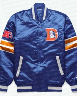 Denver Broncos Exclusive Blue Satin Jacket