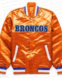 Denver Broncos Exclusive Orange Satin Jacket