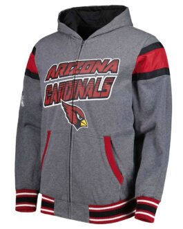 Gray Arizona Cardinals Extreme Hoodie