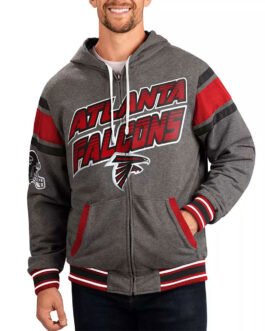 Gray Atlanta Falcons Extreme Hoodie