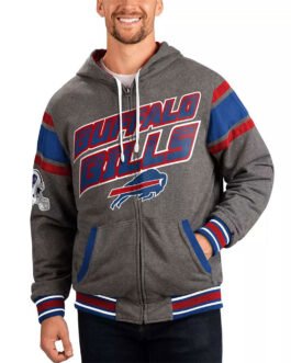 Gray Buffalo Bills Extreme Hoodie