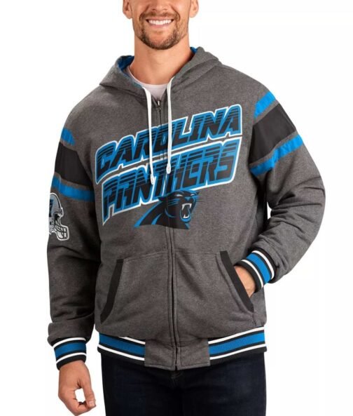 Gray Carolina Panthers Extreme Hoodie