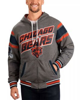 Gray Chicago Bears Extreme Hoodie