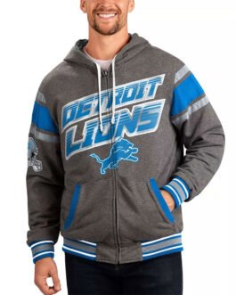 Gray Detroit Lions Extreme Hoodie