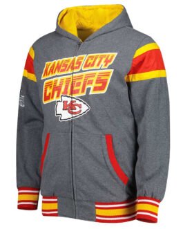 Gray Kansas City Chiefs Extreme Hoodie