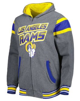 Gray Los Angeles Rams Extreme Hoodie