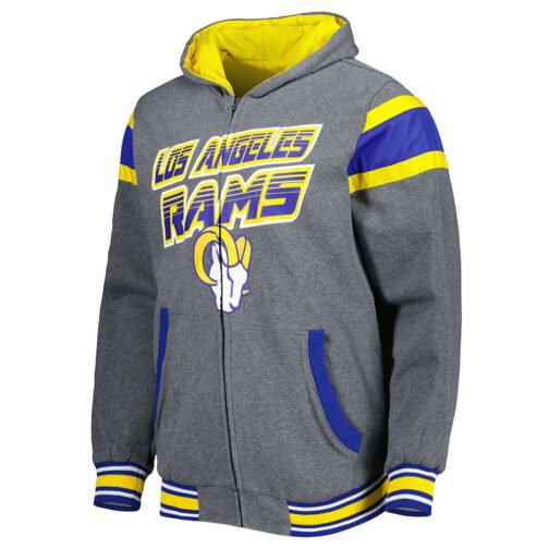 Gray Los Angeles Rams Extreme Hoodie