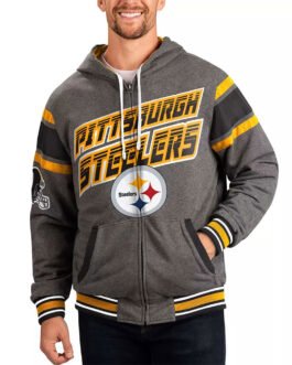 Gray Pittsburgh Steelers Extreme Hoodie