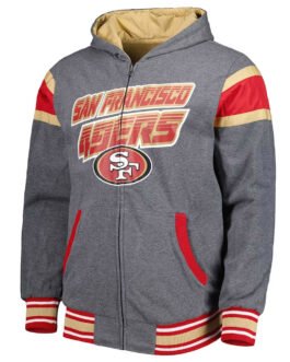 Gray San Francisco 49ers Extreme Hoodie