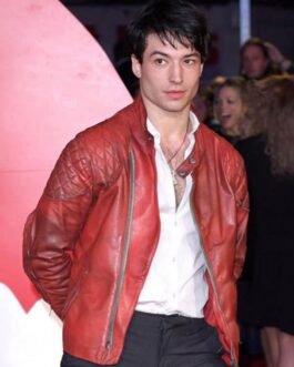Ezra Miller Batman V Superman Quilted Leather Jacket