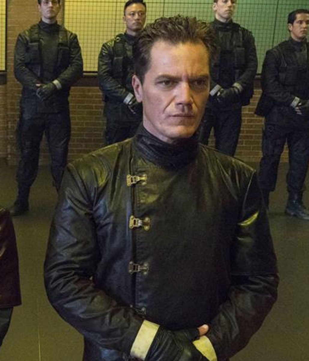Fahrenheit 451 Michael Shannon Leather Jacket - Image 10