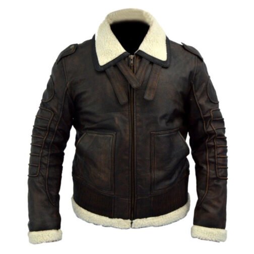 Fallout 4 Bomber Shearling Leather Jacket