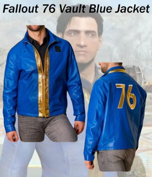 Fallout 76 Vault Blue Jacket - Image 6