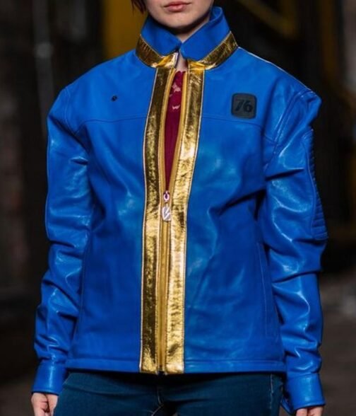 Fallout 76 Vault Blue Jacket - Image 3