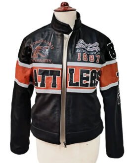 Florida A&M University Leather Racing Jacket