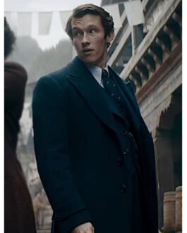 Callum Turner Fantastic Beasts The Secrets of Dumbledore Blue Wool Coat