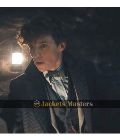 Eddie Redmayne Fantastic Beasts The Secrets of Dumbledore Blue Wool Coat - Image 10