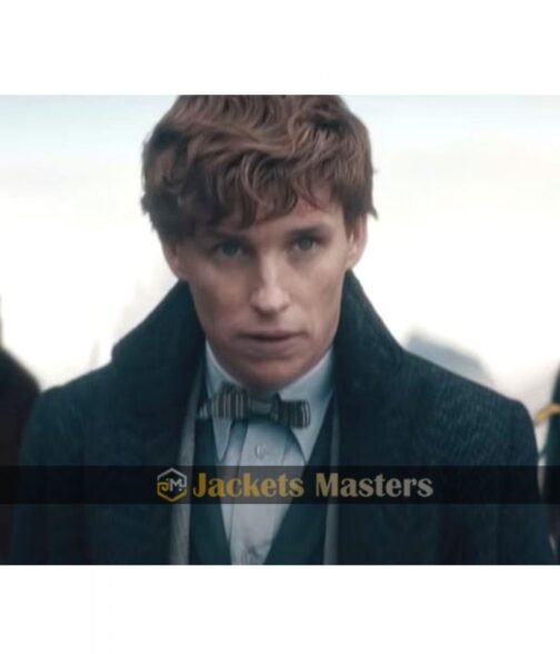 Eddie Redmayne Fantastic Beasts The Secrets of Dumbledore Blue Wool Coat - Image 7