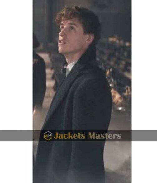 Eddie Redmayne Fantastic Beasts The Secrets of Dumbledore Blue Wool Coat - Image 12