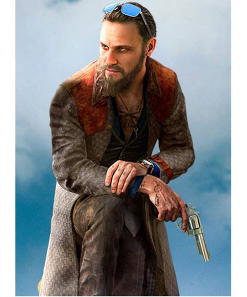 John Seed Far Cry 5 Grey Coat - Image 2
