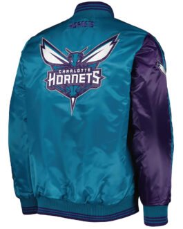 Fast Break Charlotte Hornets Purple/Teal Jacket