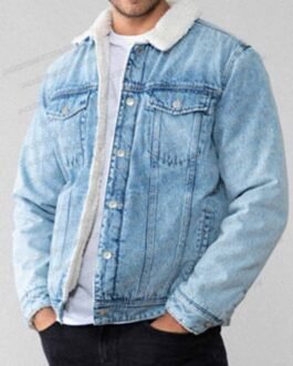 Fate The Winx Saga S02 Danny Griffin Denim Shearling Jacket