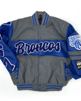 FSU Broncos Ole Skool Letterman Jacket