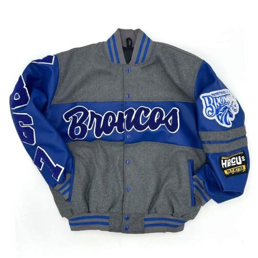 FSU Broncos Ole Skool Letterman Jacket