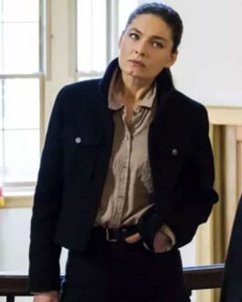 Alexa Davalos FBI Most Wanted Black Wool Jacket