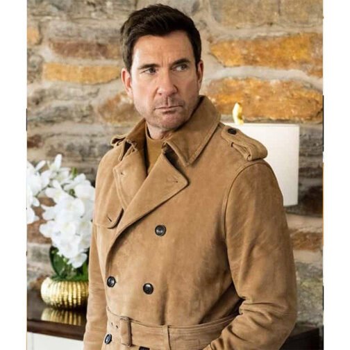 FBI Most Wanted Dylan Mcdermott Suede Coat - Image 6