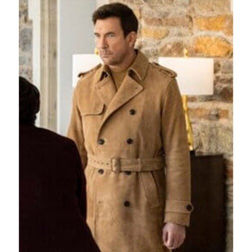 FBI Most Wanted Dylan Mcdermott Suede Coat - Image 3