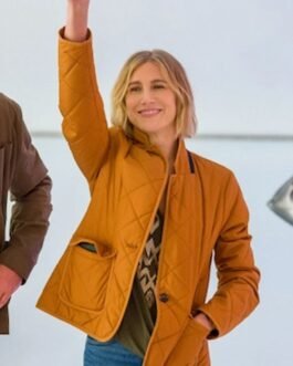 Jen Landon FBI Most Wanted Brown Quilted Jacket