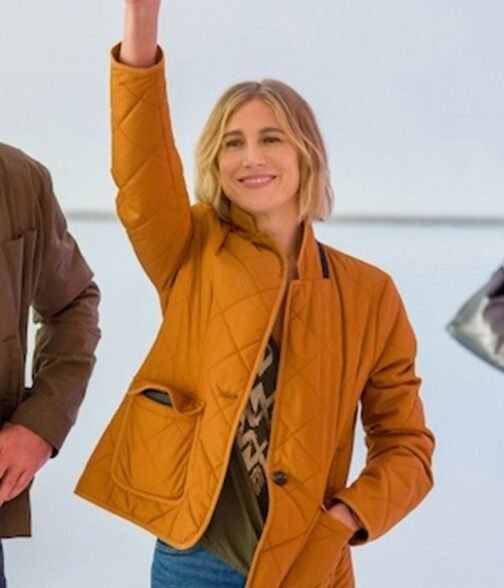 Jen Landon FBI Most Wanted Brown Quilted Jacket - Image 2