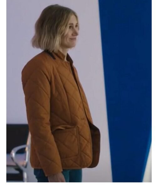 Jen Landon FBI Most Wanted Brown Quilted Jacket - Image 10