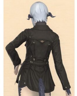 FFXIV Appointed Attire Set Black Leather Jacket