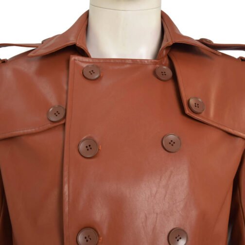 Doctor Who Fifteenth Doctor Leather Coat - Image 7