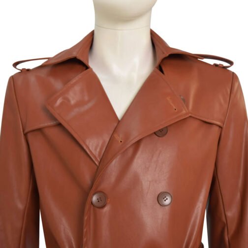 Doctor Who Fifteenth Doctor Leather Coat - Image 8