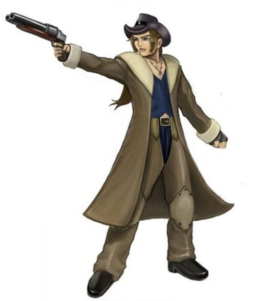 Irvine Kinneas Final Fantasy 8 Shawl Collar Brown Coat - Image 2