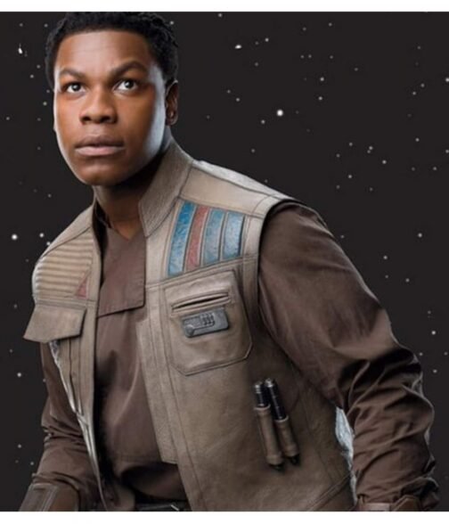 Finn The Rise of Skywalker Leather Vest - Image 4