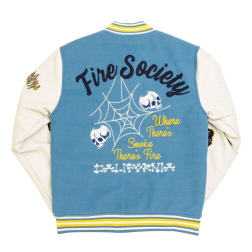 The Fire Society Varsity Jacket - Image 5