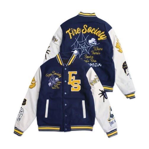 The Fire Society Varsity Jacket - Image 9