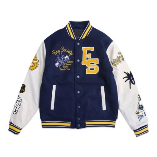 The Fire Society Varsity Jacket - Image 3