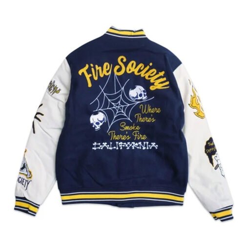 The Fire Society Varsity Jacket - Image 7