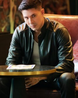 Fistful of Vengeance Lewis Tan Black Leather Jacket