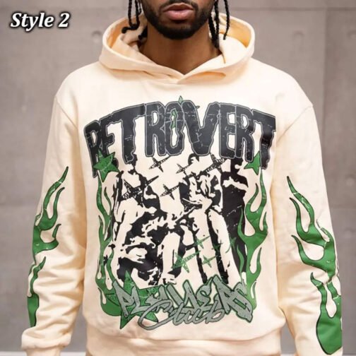 Retrovert Flame Hoodie - Image 9