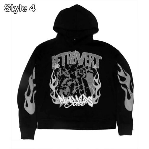 Retrovert Flame Hoodie - Image 4