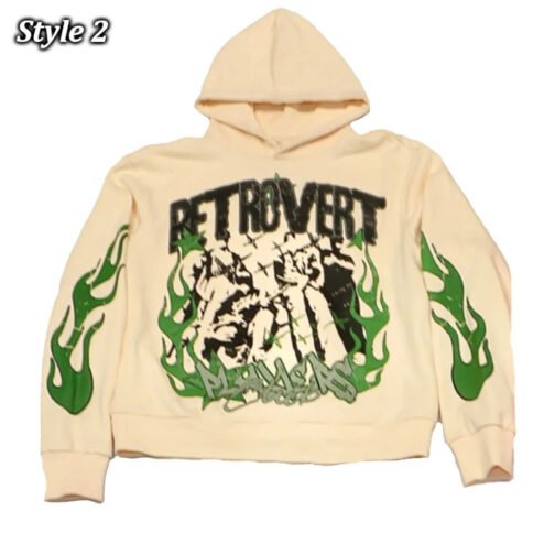 Retrovert Flame Hoodie - Image 2